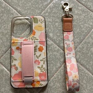 iPhone 13 Pro walli case and keychain